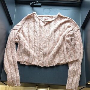 O'Neill Soft Pink V-Neck Sweater